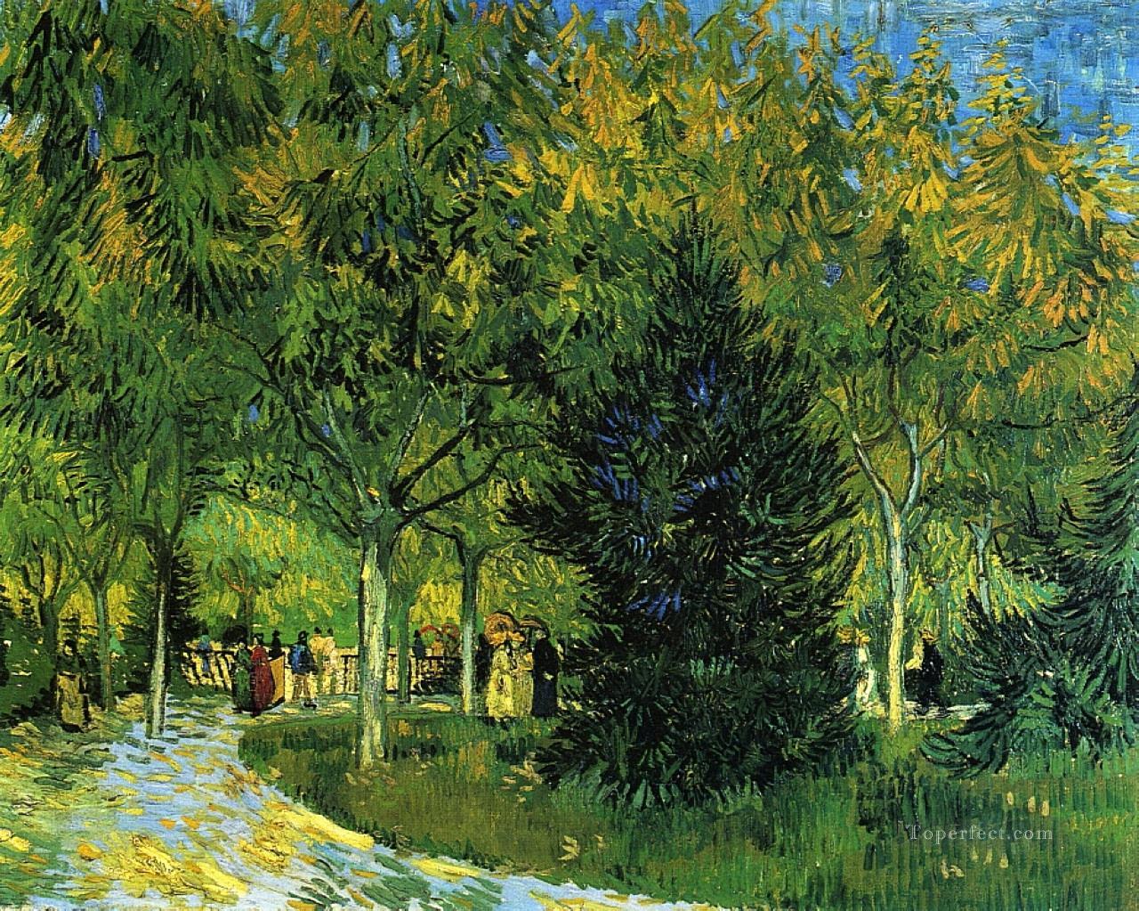 Avenue in the Park Vincent van Gogh Oil Paintings